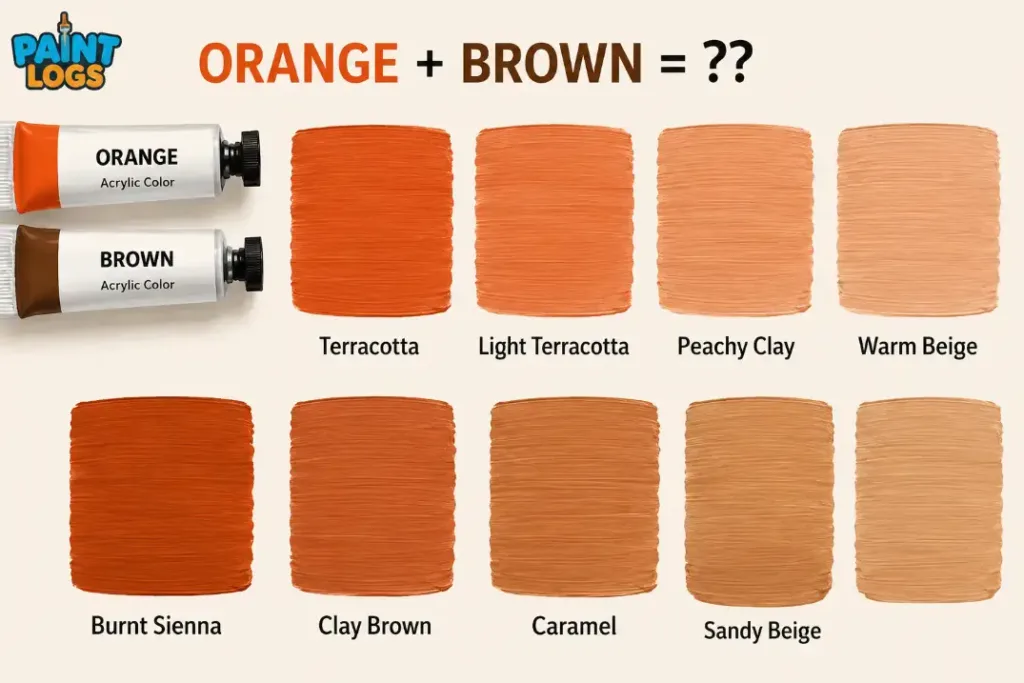 What Color Do Orange and Brown Make