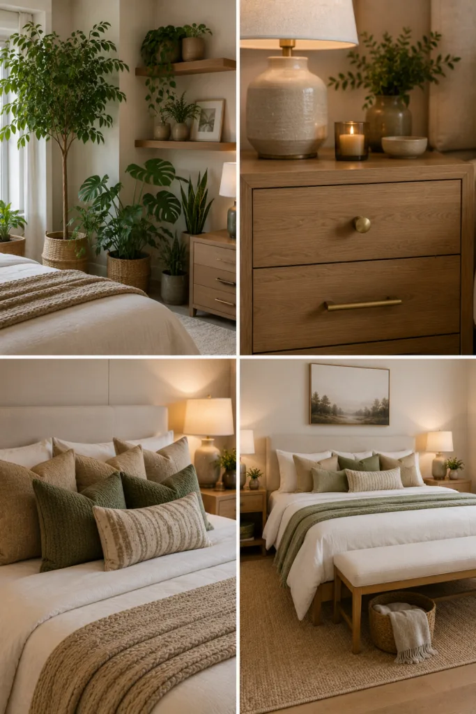 11. Add Indoor Plants 12. Upgrade Your Hardware 13. Use Decorative Throw Pillows 14. Add A Bench At The Foot Of The Bed