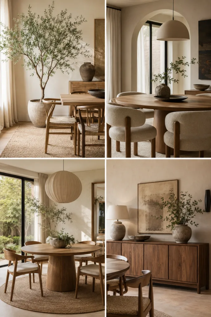 11. Add Indoor Plants For Freshness 12. Use Curved Furniture Shapes 13. Choose A Round Dining Table For Flow 14. Add A Wooden Sideboard