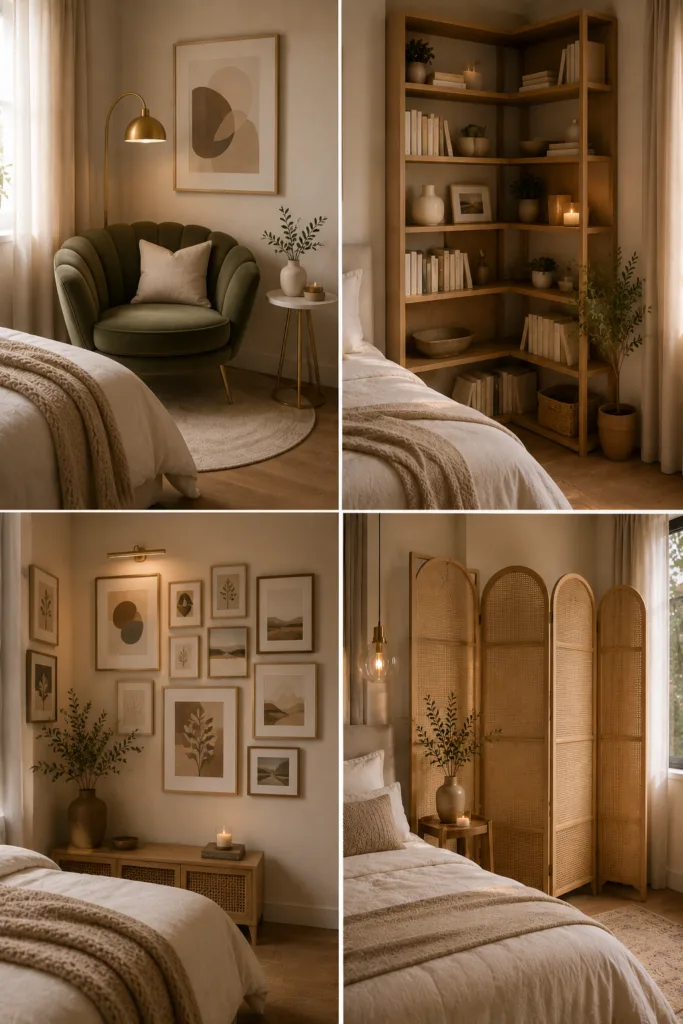 11. Style a Corner with a Statement Chair 12. Add a Corner Bookshelf 13. Create a Gallery Corner 14. Use a Decorative Screen