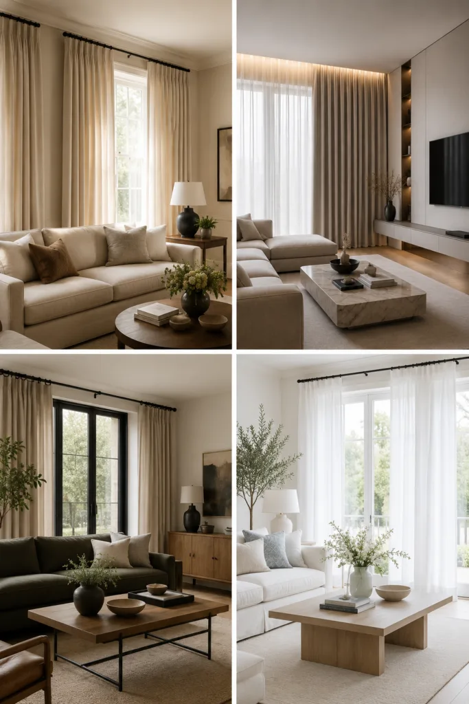 11. Try Pinch Pleat Curtains 12. Use Hidden Curtain Tracks 13. Add Black Curtain Hardware 14. Choose White Curtains For A Clean Look