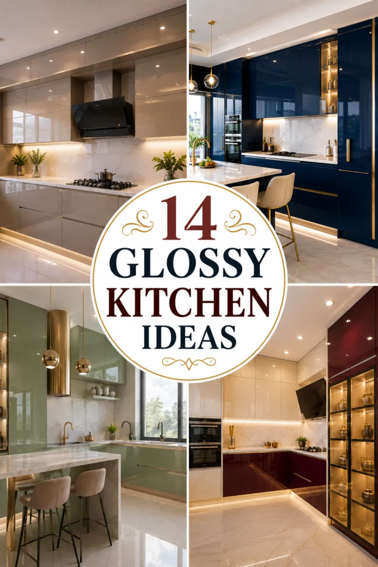 14 Glossy Kitchen Ideas