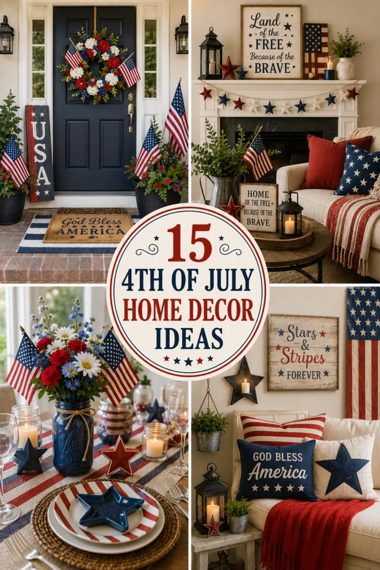 15 4th of July Home Decor Ideas