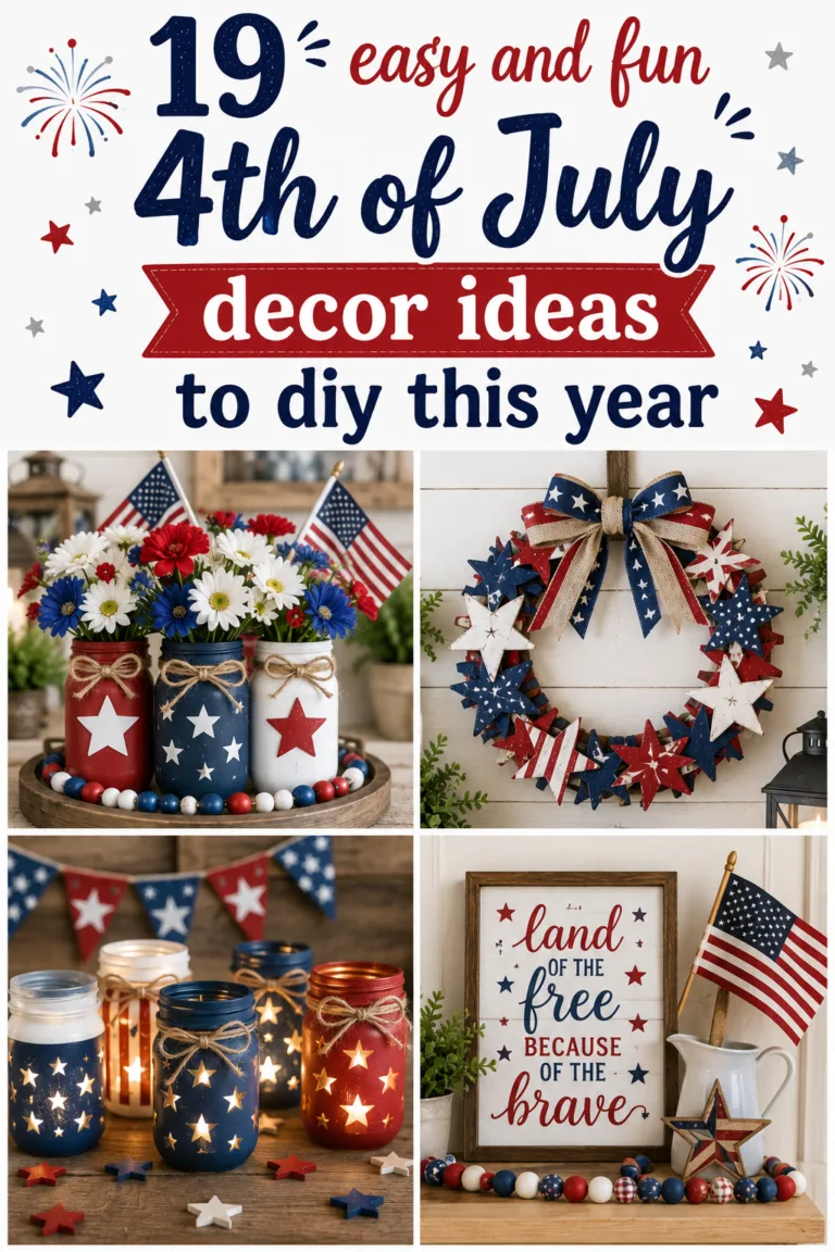 19 Easy and Fun 4th of July Decor Ideas to DIY This Year