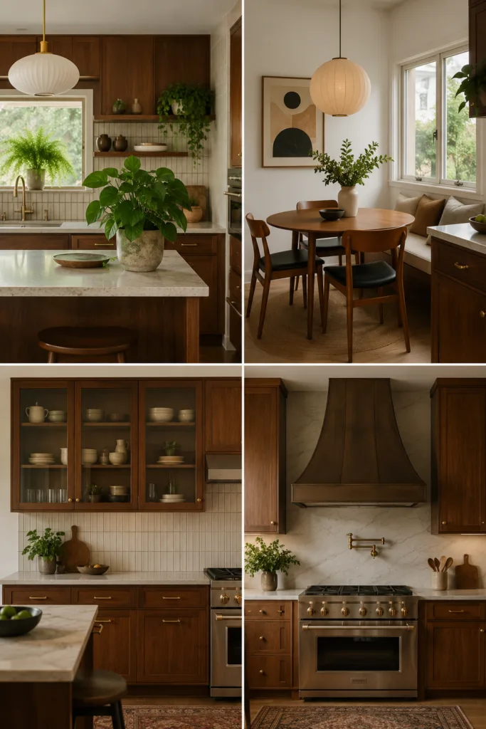 19. Add Indoor Plants 20. Choose A Simple Dining Corner 21. Use Glass Cabinet Doors 22. Add A Statement Range Hood