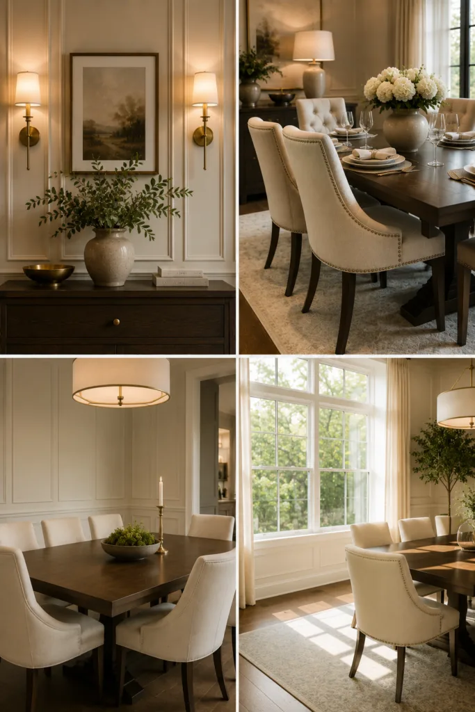19. Use Decorative Wall Sconces 20. Invest In Statement Dining Chairs 21. Keep Surfaces Clean And Minimal 22. Highlight Natural Light