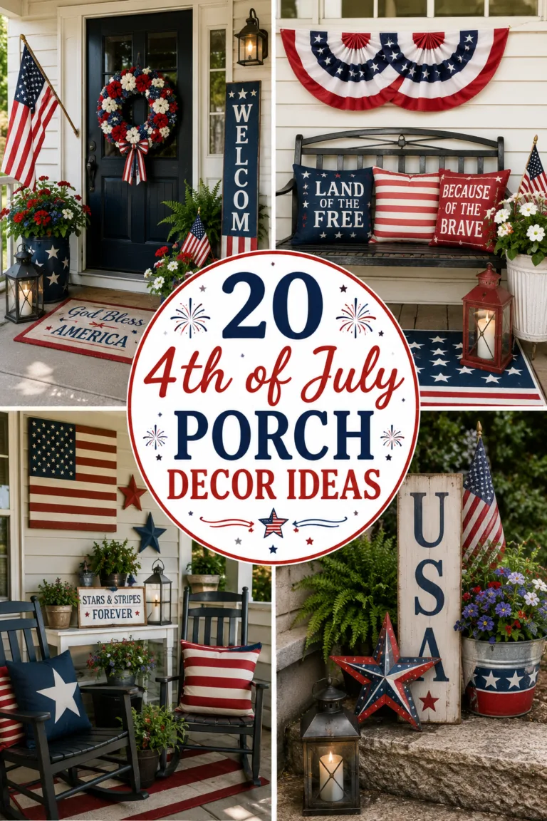 20 4th of July Porch Decor Ideas