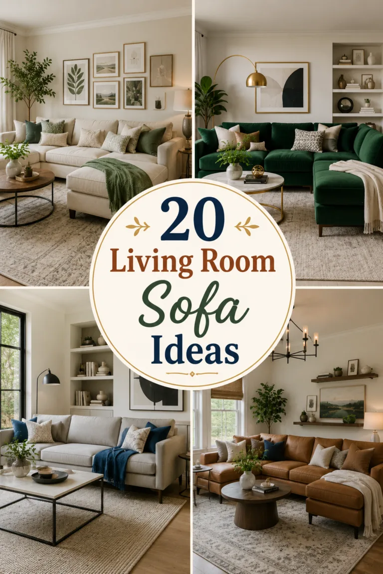 20 Living Room Sofa Ideas