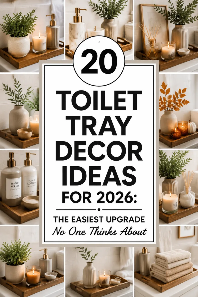 20 Toilet Tray Decor Ideas for 2026: The Easiest Upgrade No One Thinks About