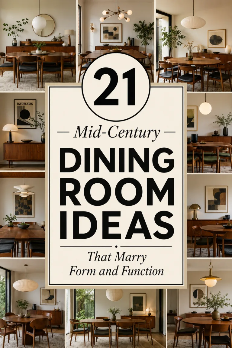 21 Mid-Century Dining Room Ideas That Marry Form and Function