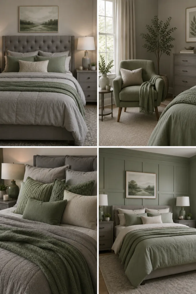 Sage Green Wainscoting
