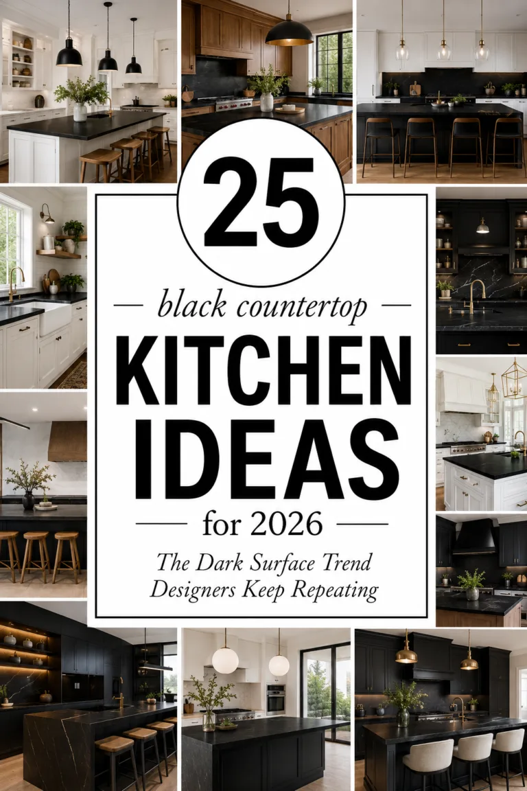 25 Black Countertop Kitchen Ideas for 2026: The Dark Surface Trend Designers Keep Repeating