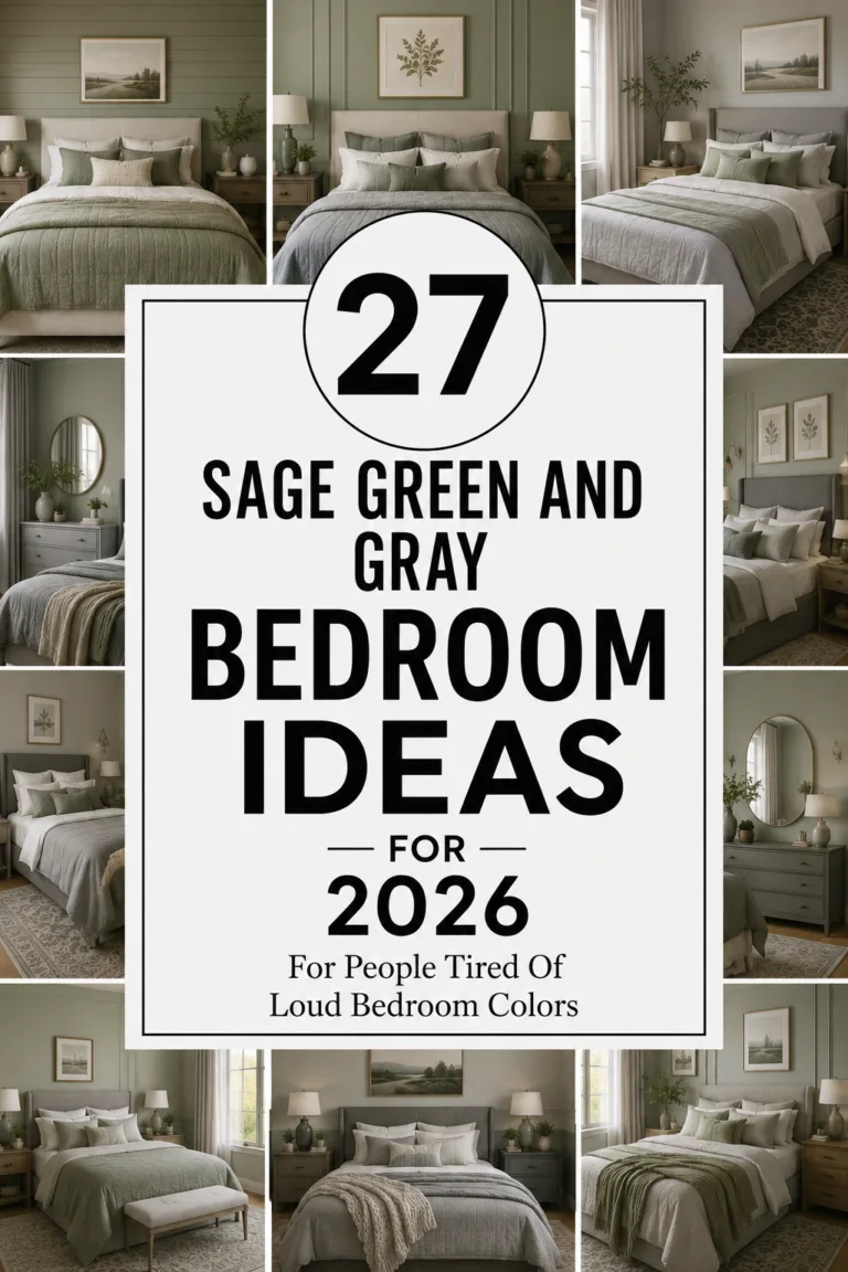 27 Sage Green And Gray Bedroom Ideas for 2026 For People Tired Of Loud Bedroom Colors