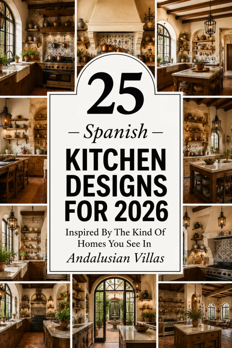 25 Spanish Kitchen Designs for 2026 Inspired By The Kind Of Homes You See In Andalusian Villas
