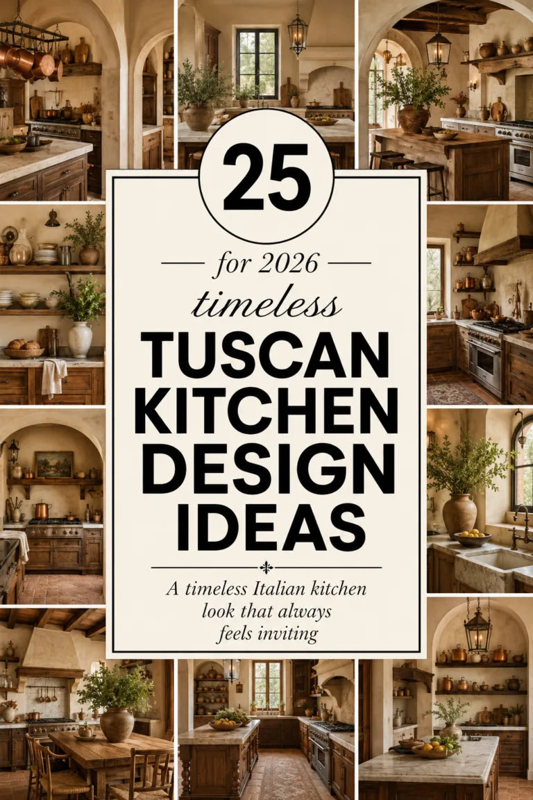 25 Tuscan Kitchen Design Ideas for 2026: A Timeless Italian Kitchen Look That Always Feels Inviting