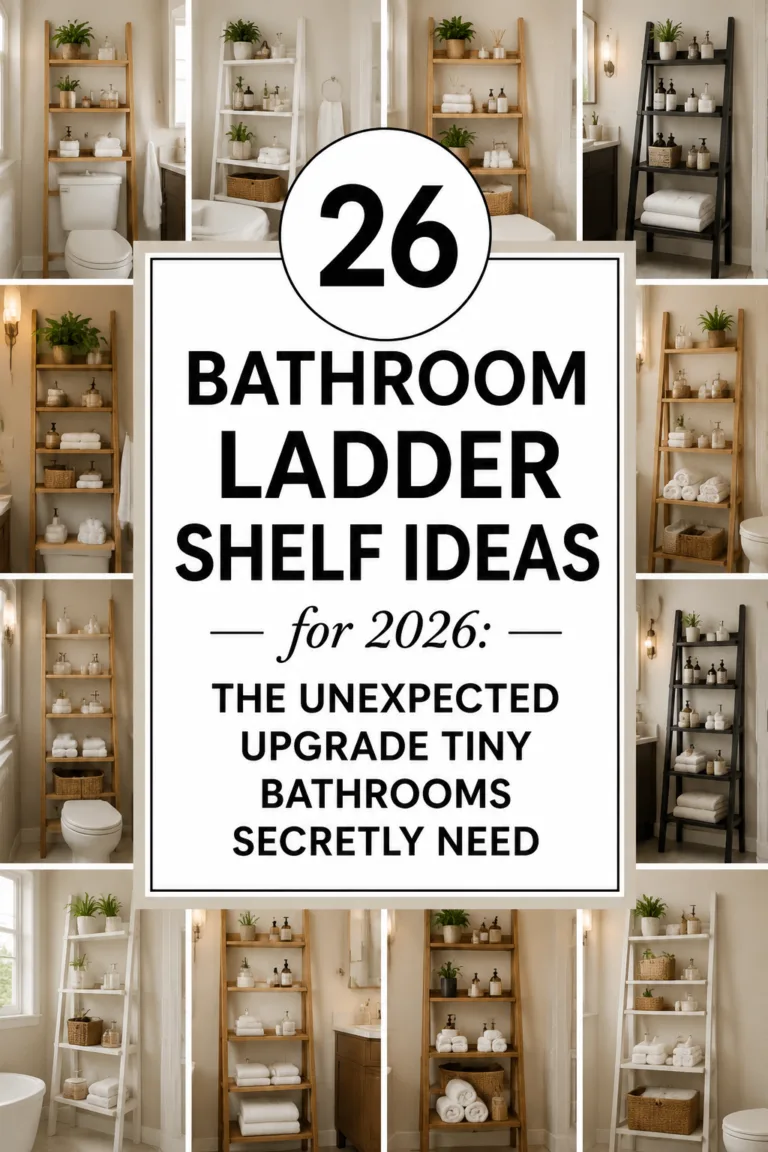 26 Bathroom Ladder Shelf Ideas for 2026: The Unexpected Upgrade Tiny Bathrooms Secretly Need