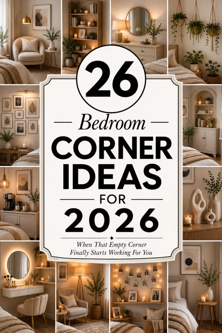 26 Bedroom Corner Ideas for 2026 When That Empty Corner Finally Starts Working For You