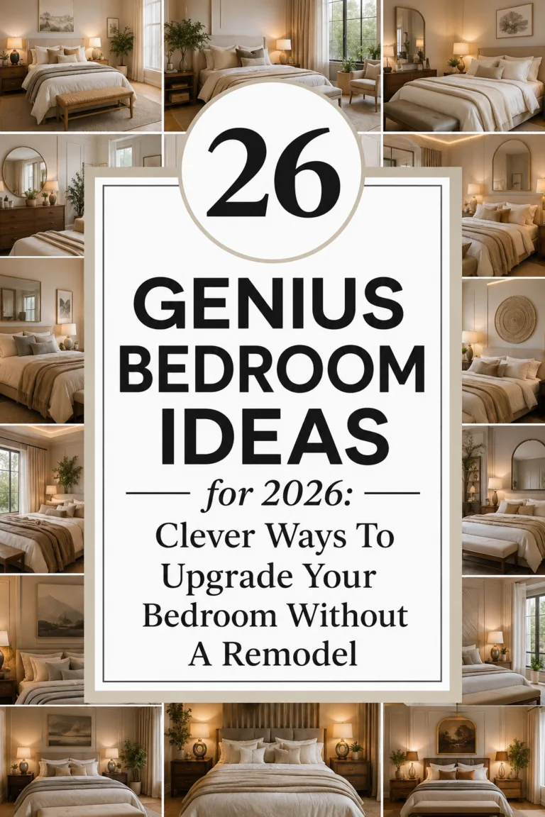 26 Genius Bedroom Ideas for 2026: Clever Ways To Upgrade Your Bedroom Without A Remodel