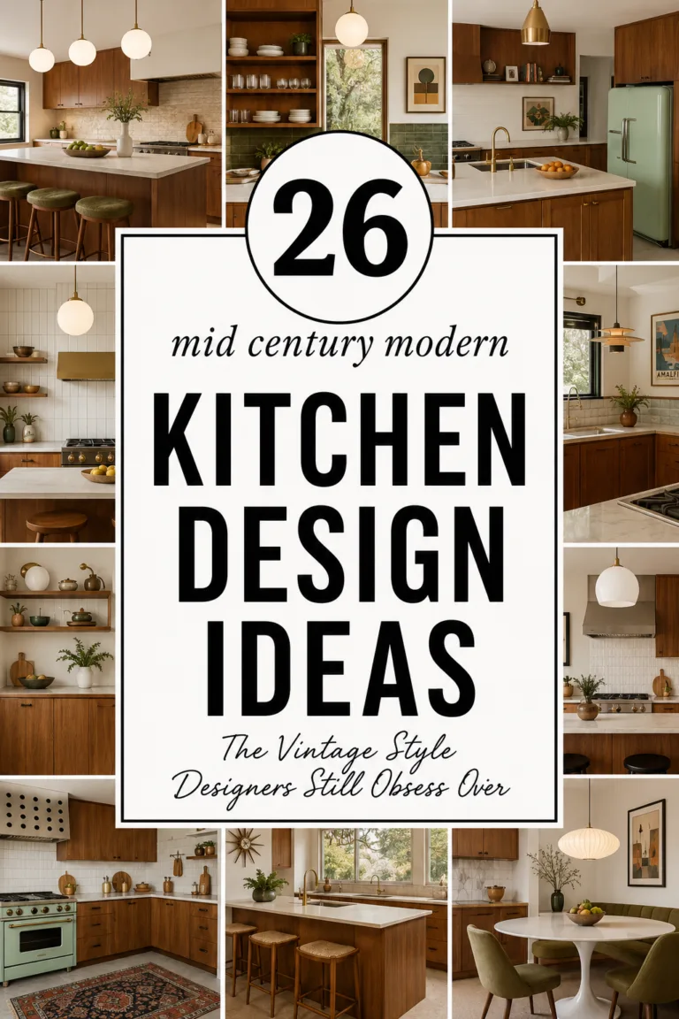 26 Mid Century Modern Kitchen Design Ideas for 2026: The Vintage Style Designers Still Obsess Over