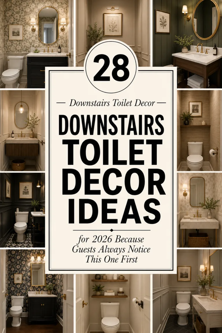 28 Downstairs Toilet Decor Ideas for 2026 Because Guests Always Notice This One First