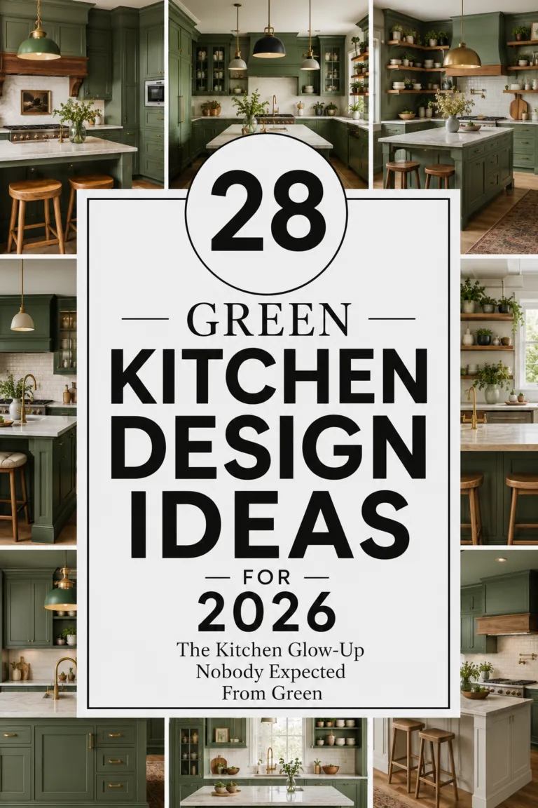 28 Green Kitchen Design Ideas for 2026 The Kitchen Glow-Up Nobody Expected From Green