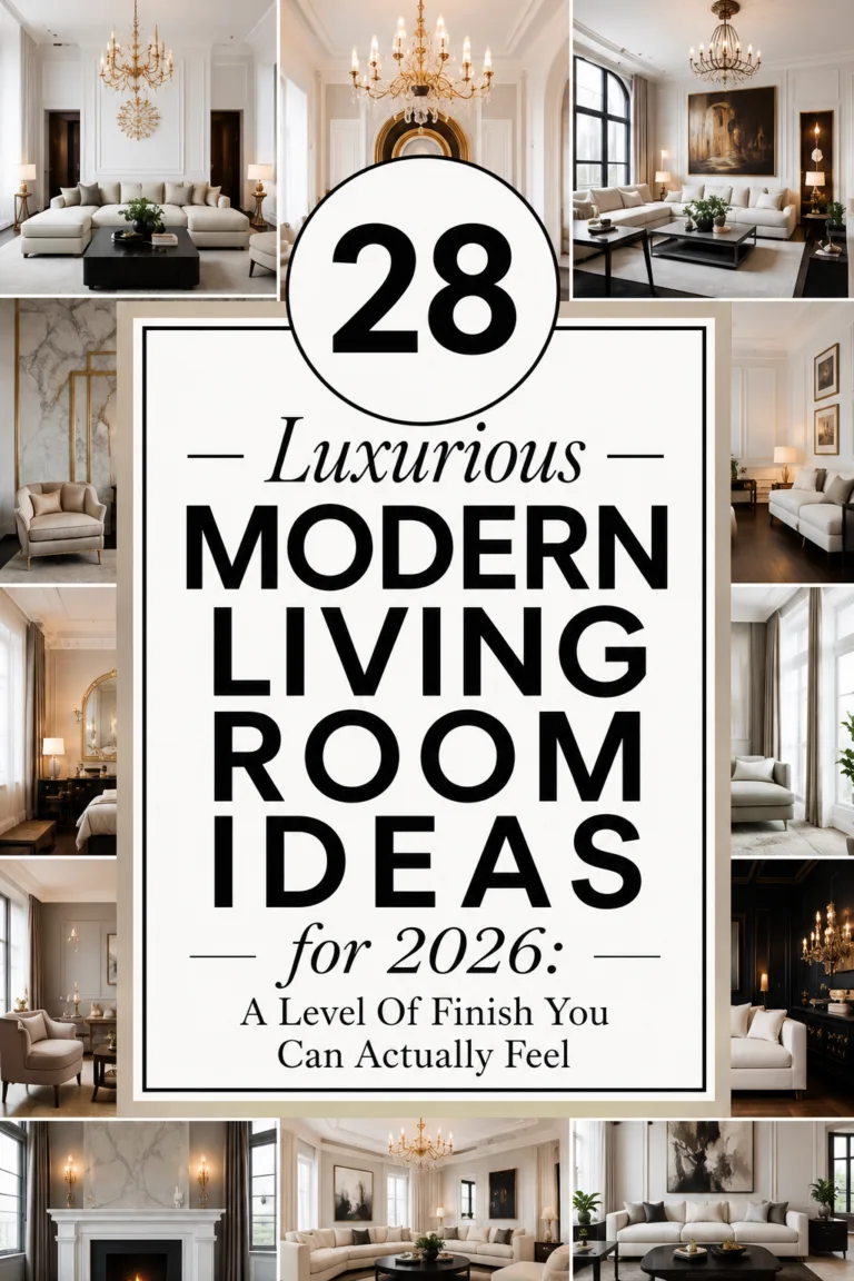 28 Luxurious Modern Living Room Ideas for 2026: A Level Of Finish You Can Actually Feel