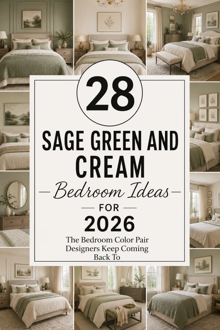 28 Sage Green And Cream Bedroom Ideas for 2026 The Bedroom Color Pair Designers Keep Coming Back To