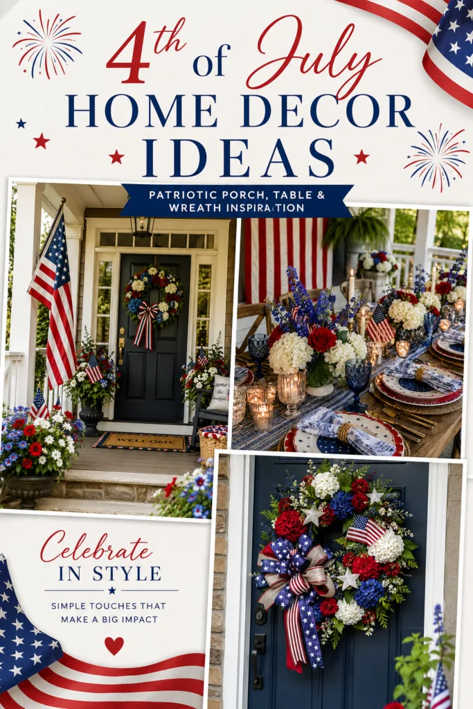 4th of July Decor Ideas Pin