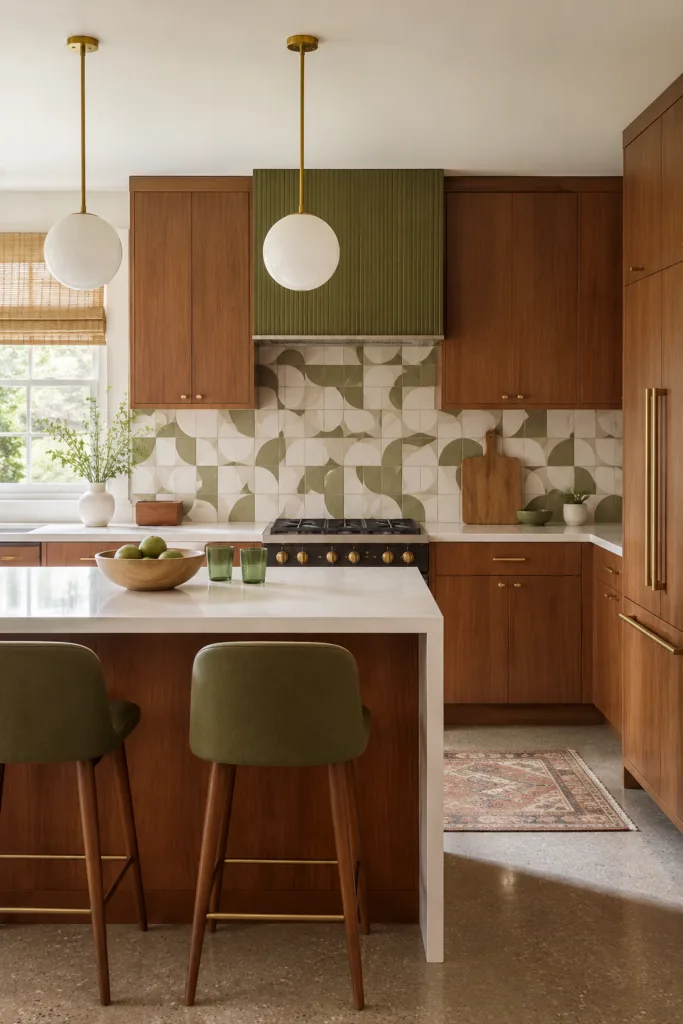 Add A Geometric Backsplash