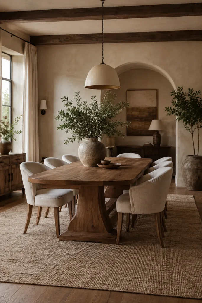 Add A Large Jute Or Wool Rug