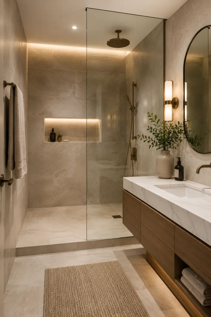 Add A Walk-In Shower Look
