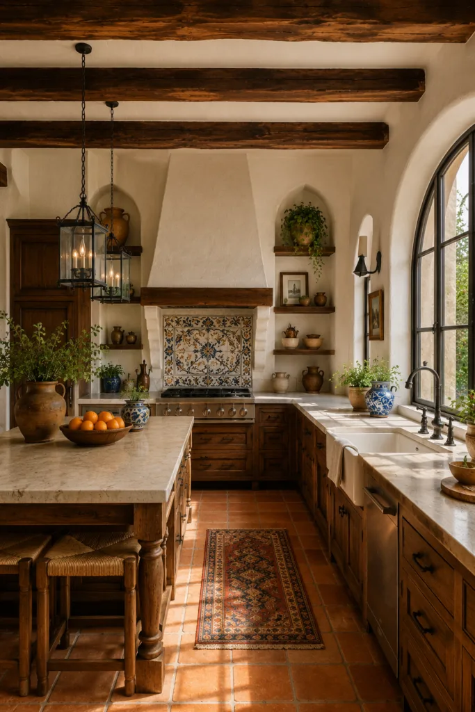 Add Exposed Wooden Ceiling Beams