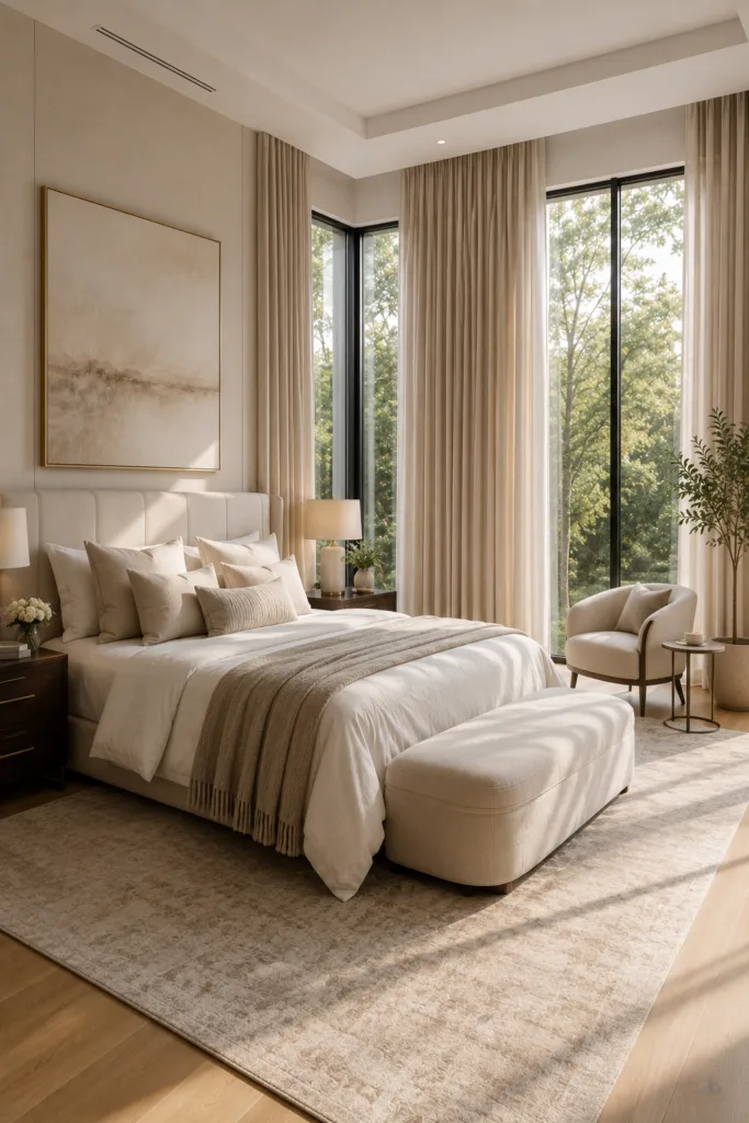 Add Floor-Length Curtains