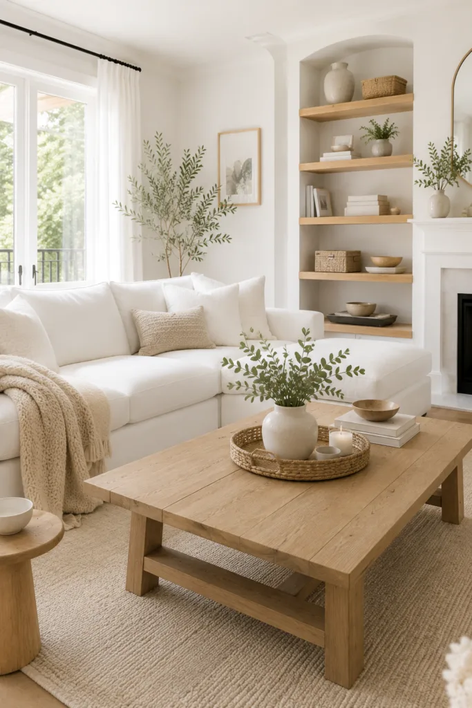 . Add Natural Wood Accents