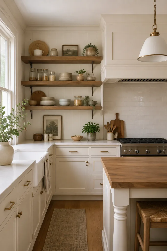 Add Open Shelving Carefully
