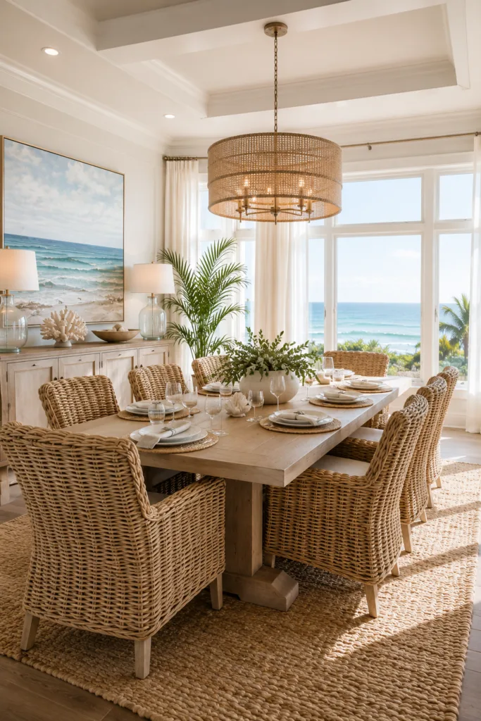 Add Woven Dining Chairs