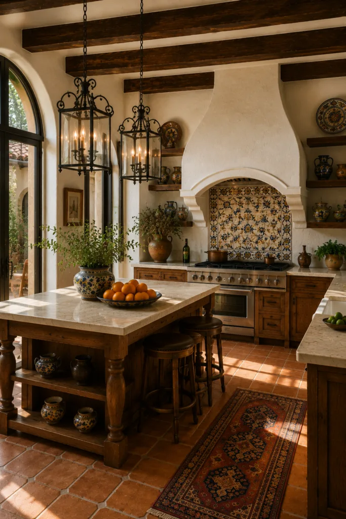 Add Wrought Iron Light Fixtures