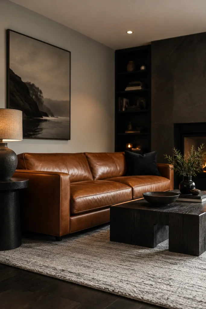 Choose A Leather Sofa With Clean Lines