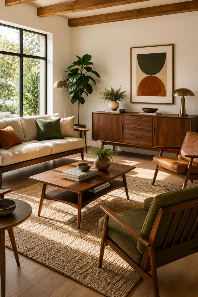 2. Choose Furniture With Tapered Wooden Legs