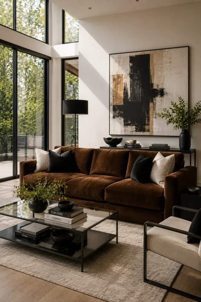 Create a Modern Look with Black Accents