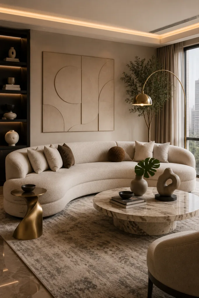 Curved Modern Sofa
