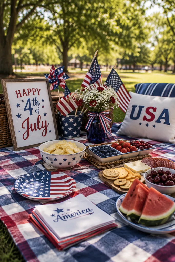 DIY Picnic Setup Decor