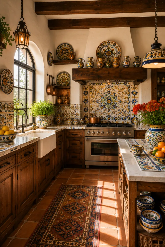 Decorate with Colorful Pottery
