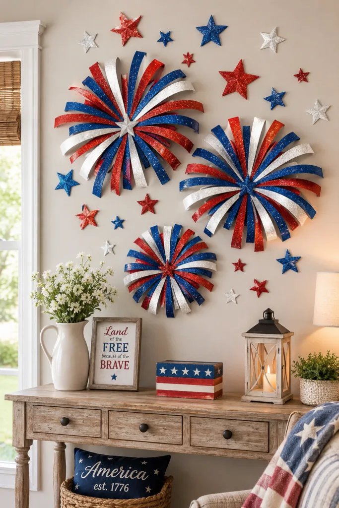 Firework Wall Art Decor