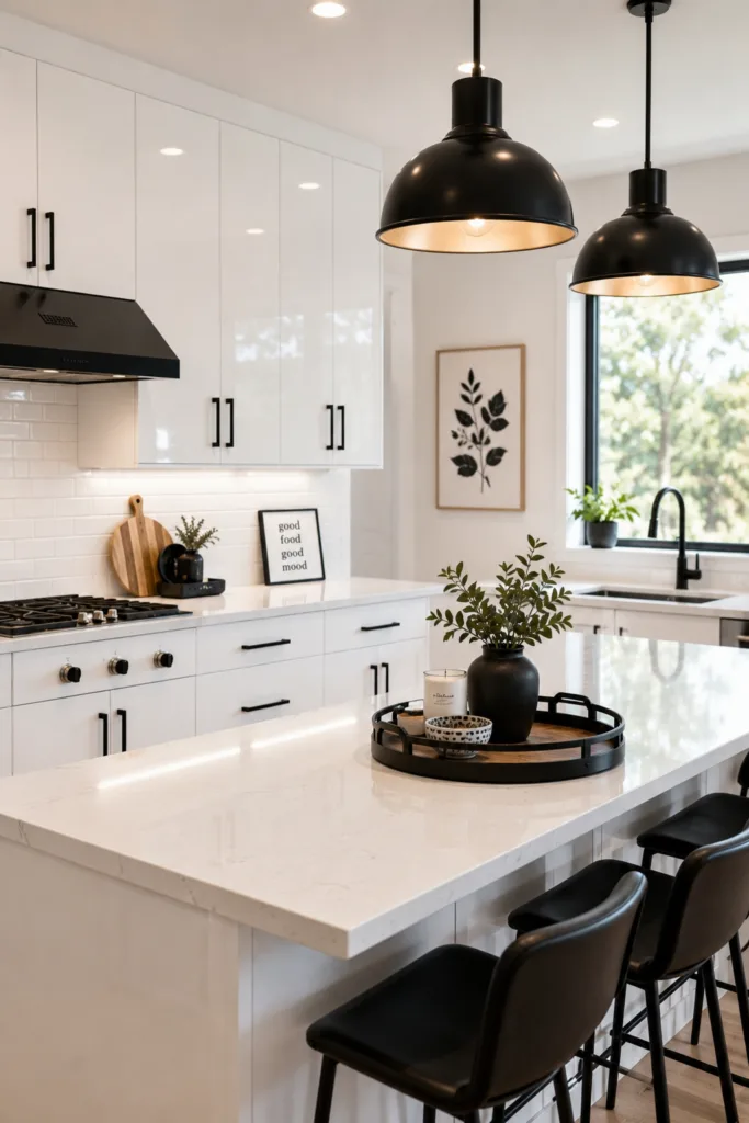 Glossy Black Accents
