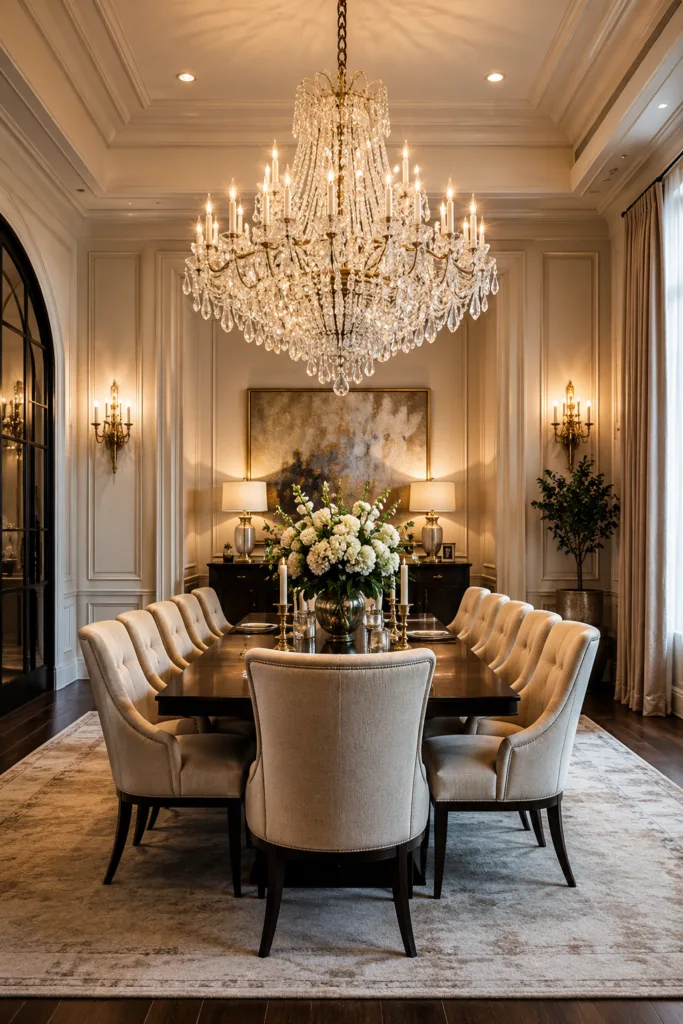 Hang An Oversized Chandelier