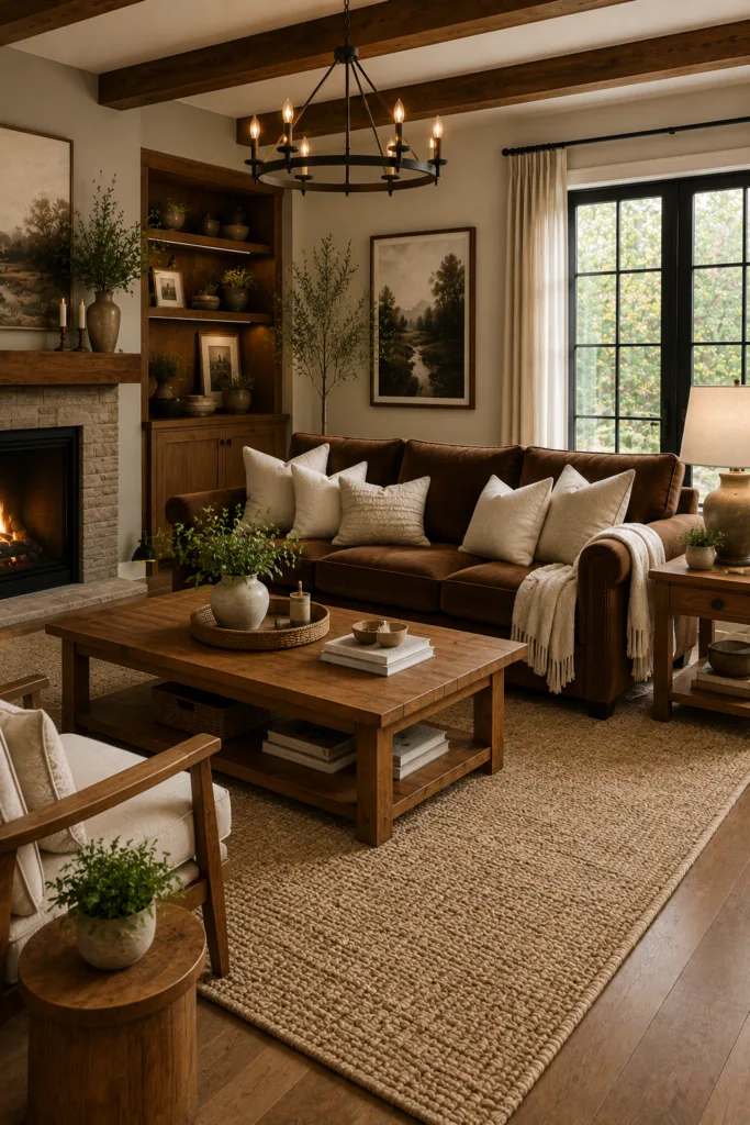Incorporate Warm Wood Furniture