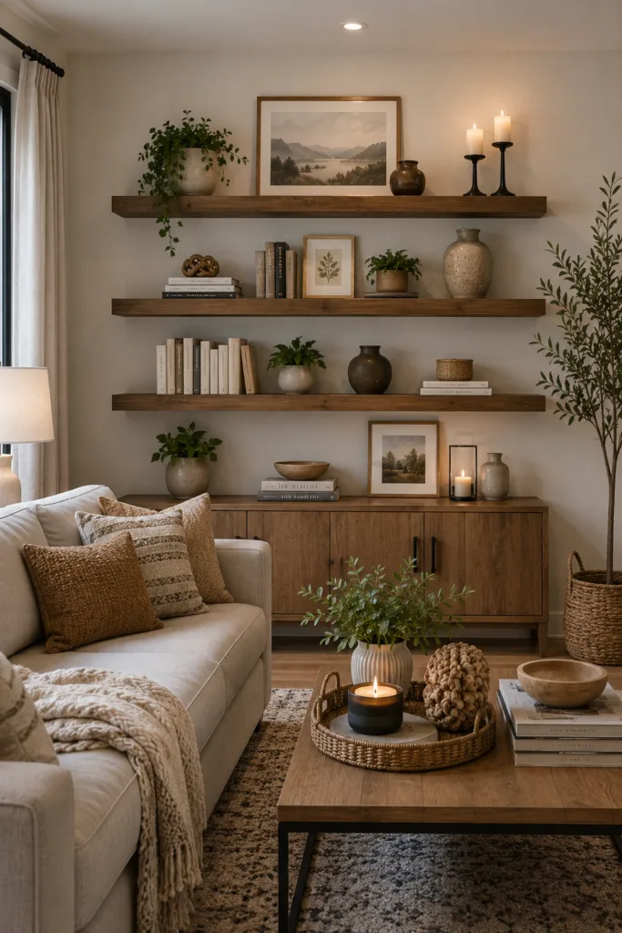 Install Floating Shelves
