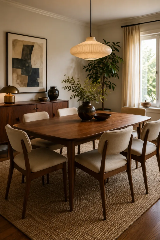 Mix Wood With Upholstered Seating