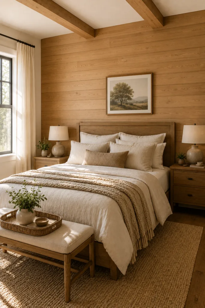 Natural Wood Shiplap Wall